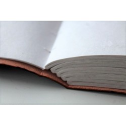 2. Wahl: Notizbuch glattes Leder 23x14 cm