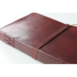 2. Wahl: Notizbuch glattes Leder 23x14 cm