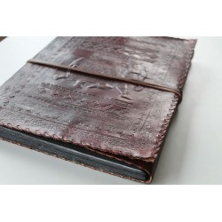 copy of Photo album leather with elephant motif 34x27 cm