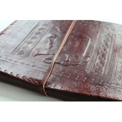 copy of Photo album leather with elephant motif 34x27 cm