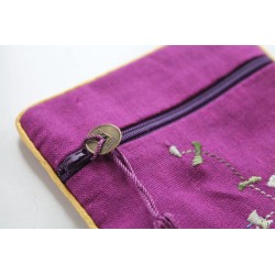 Stofftäschchen mit Stickerei Japanstil Geschenkkuvert