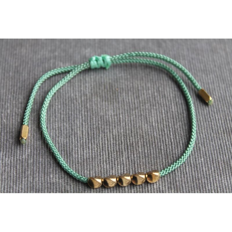 Tibetisches Messingperlenarmband