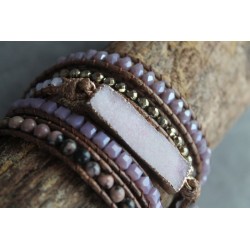 B-Ware: Wickelarmband fünffach für Liebe und Romantik Kristall Armband Yoga Meditation Geschenk Freundin
