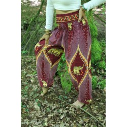 Harem Pant Indian Motif Hippie Comfy Yoga Festival Boho Gypsy Clothing Hippy  | eBay