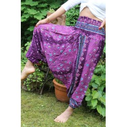 Haremshose Pluderhose Hippiehose Baggystyle Größe S / M - BAGGY030