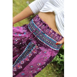 Haremshose Pluderhose Hippiehose Baggystyle Größe S / M - BAGGY030