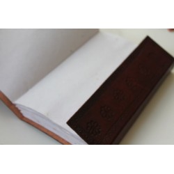 copy of Leather diary with elephant motif 23x14 cm