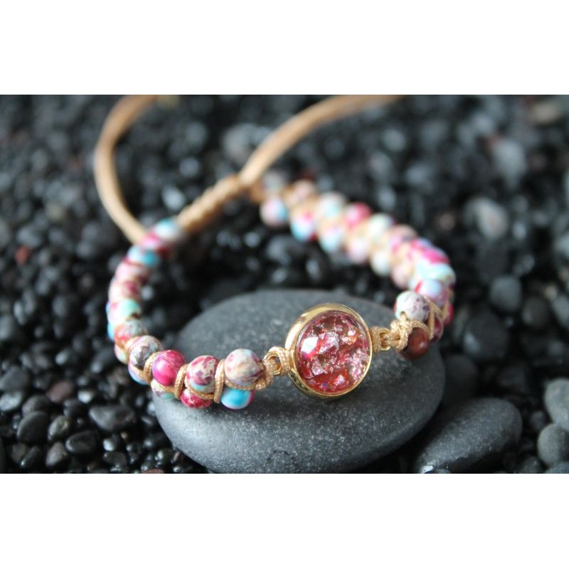 copy of Lapis Lazuli Lapis Macrame Bracelet Gemstone Bracelet for Happiness and Healing Blue