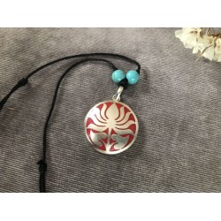 Buddhistische Halskette Lotusblume