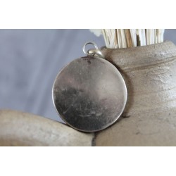 B-Ware: Tibetisches Amulett Talisman Buddhismus OM Symbol Gelb