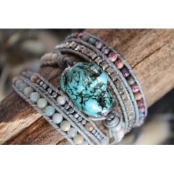 copy of Elegant bracelet in Bohemian style with small stone beads