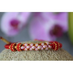 copy of Handmade Tibetan bracelet with red infinity knot friendship bracelet