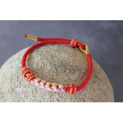 copy of Handmade Tibetan bracelet with red infinity knot friendship bracelet