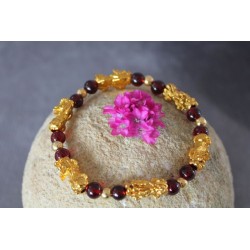 copy of Feng Shui Pi Xiu bracelet carnelian beads gift, prosperity, luck and fortune