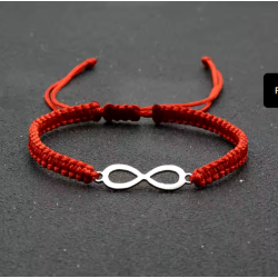 copy of Handmade Tibetan bracelet with red infinity knot friendship bracelet