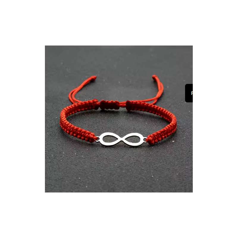 Makramee-Armband mit Infinity-Symbol