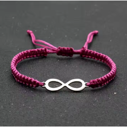 Makramee-Armband mit Infinity-Symbol