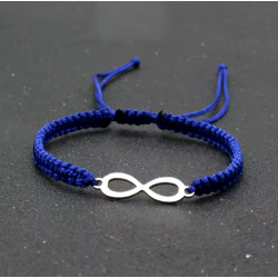 Makramee-Armband mit Infinity-Symbol