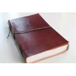 2. Wahl: Notizbuch glattes Leder 23x14 cm