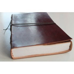 2. Wahl: Notizbuch glattes Leder 23x14 cm