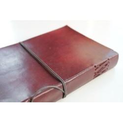 2. Wahl: Notizbuch glattes Leder 23x14 cm