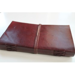 2. Wahl: Notizbuch glattes Leder 23x14 cm