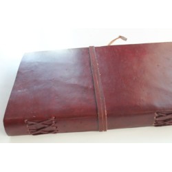 2. Wahl: Notizbuch glattes Leder 23x14 cm