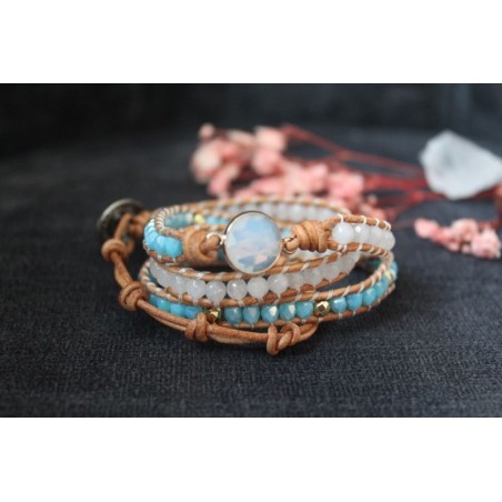 Dreilagiges Wickelarmband