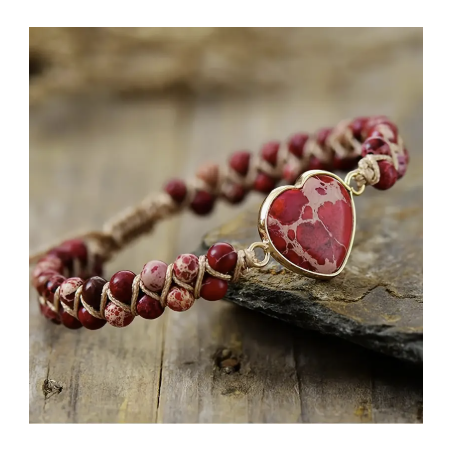 Jaspis Armband