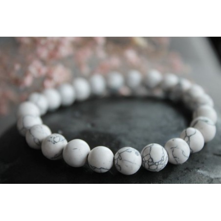Howlith Perlenarmband