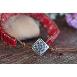 Armband aus rotem Jaspis – Kraft und Erdung in edler Handarbeit