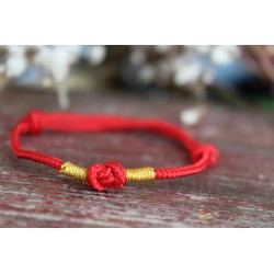copy of Luck bracelet blue handmade sliding knot friendship bracelet
