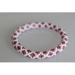 Glasperlenarmband handgefertigt in Nepal 16,7 cm - 200
