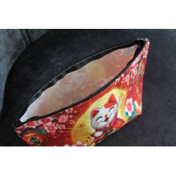 Täschchen Maneki Katze Glücksbringer