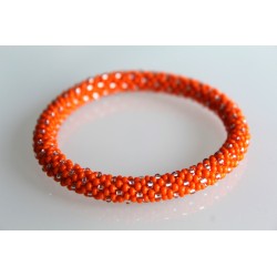 Glasperlenarmband handgefertigt in Nepal 16,7 cm - 219