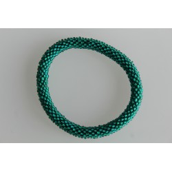 Glasperlenarmband handgefertigt in Nepal 16,7 cm - 220