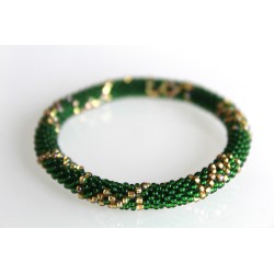 Glasperlenarmband handgefertigt in Nepal 16,7 cm - 224