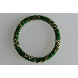 Glasperlenarmband handgefertigt in Nepal 16,7 cm - 224
