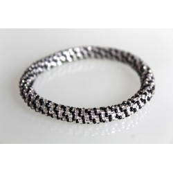 Glasperlenarmband handgefertigt in Nepal 16,7 cm - 225