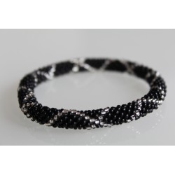 Glasperlenarmband handgefertigt in Nepal 16,7 cm - 227