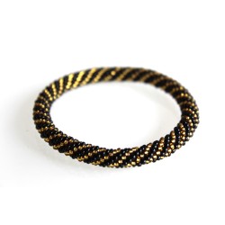 Glasperlenarmband handgefertigt in Nepal 16,7 cm - 228