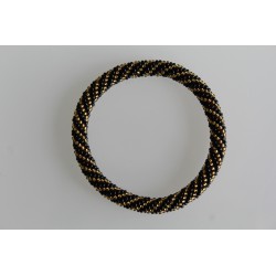 Glasperlenarmband handgefertigt in Nepal 16,7 cm - 228