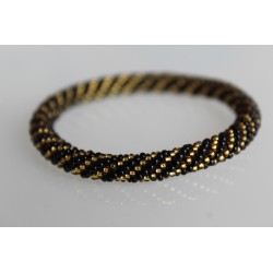 Glasperlenarmband handgefertigt in Nepal 16,7 cm - 228
