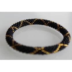 Glasperlenarmband handgefertigt in Nepal 16,7 cm - 232
