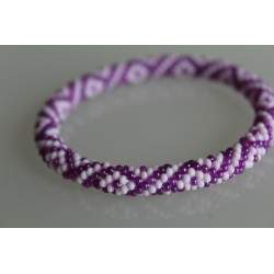 Glasperlenarmband handgefertigt in Nepal 16,7 cm - 234