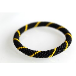 Glasperlenarmband handgefertigt in Nepal 16,7 cm - 238