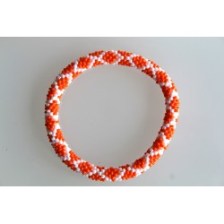 Glasperlenarmband handgefertigt in Nepal 16,7 cm - 241