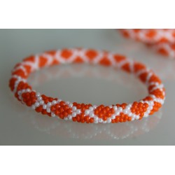 Glasperlenarmband handgefertigt in Nepal 16,7 cm - 241