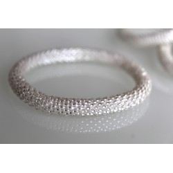 Glasperlenarmband handgefertigt in Nepal 16,7 cm - 242