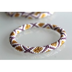 Glasperlenarmband handgefertigt in Nepal 16,7 cm - 244
